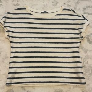 SISLEY of Paris. Black and Cream Women's Top. $15
